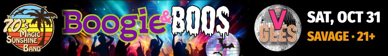 Boogie & Boos Halloween Ball with The V Gees and The 70's Magic Sunshine Band at Neisen's in Savage, Saturday, Oct. 31